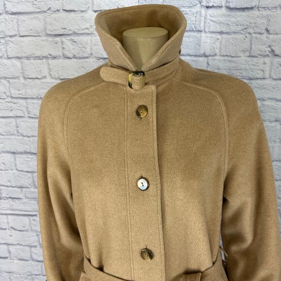Vintage The Gleneagles Crange of Scotland, cashmere wool long coat size 8-10 - Picture 5 of 12